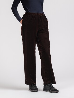 Wide Velvet Pants