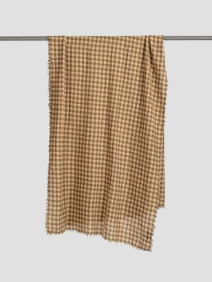 Vichy Checked Shawl